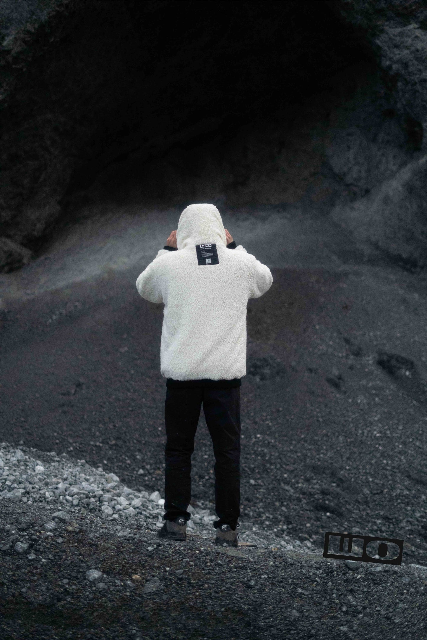 Reversible Sherpa Bomber White