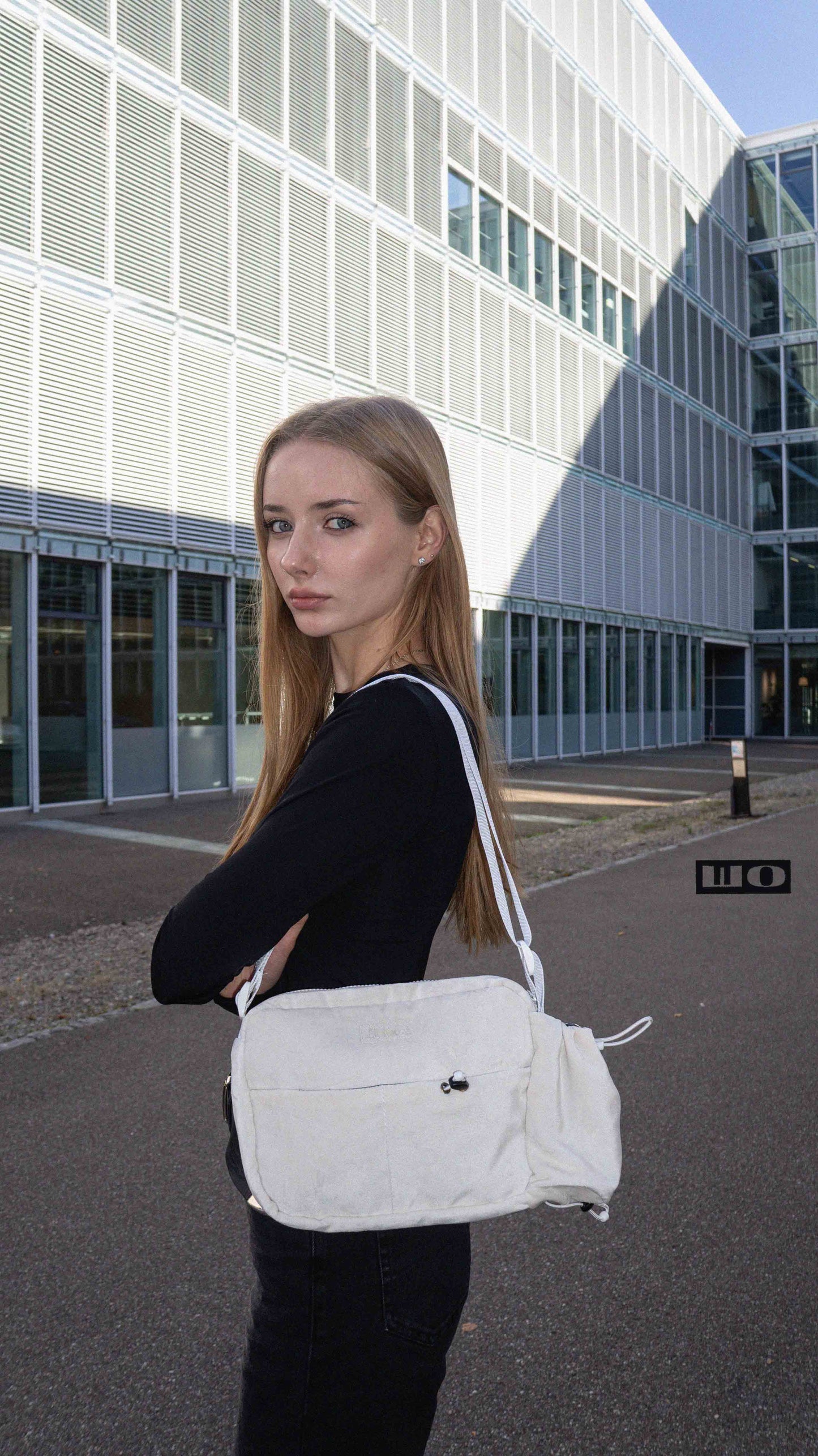 White Velour Bag