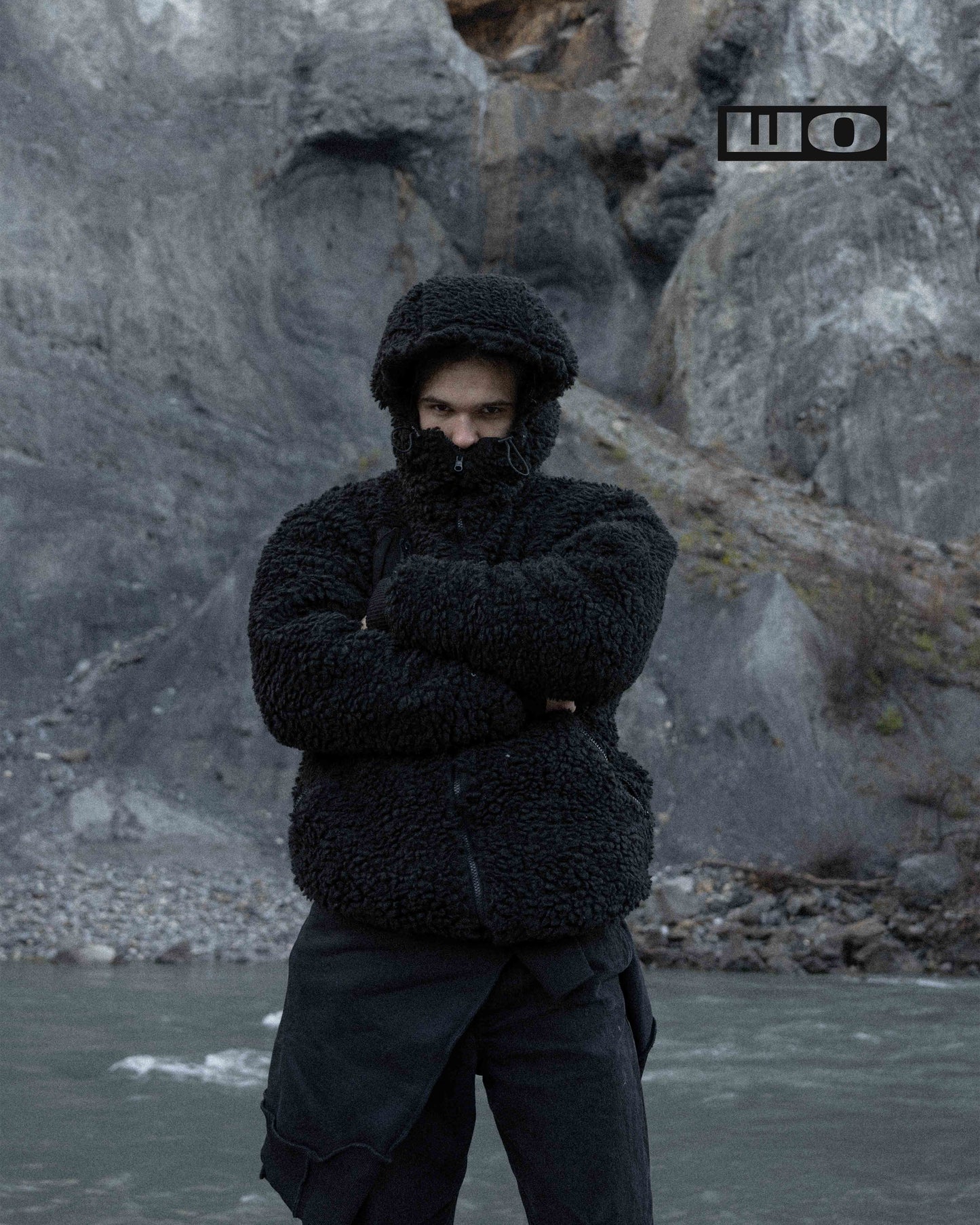 Reversible Sherpa Bomber Black