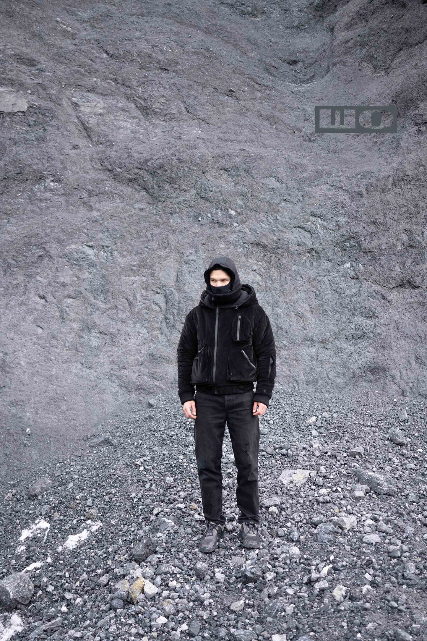 Asymmetrical Cord Winter Bomber