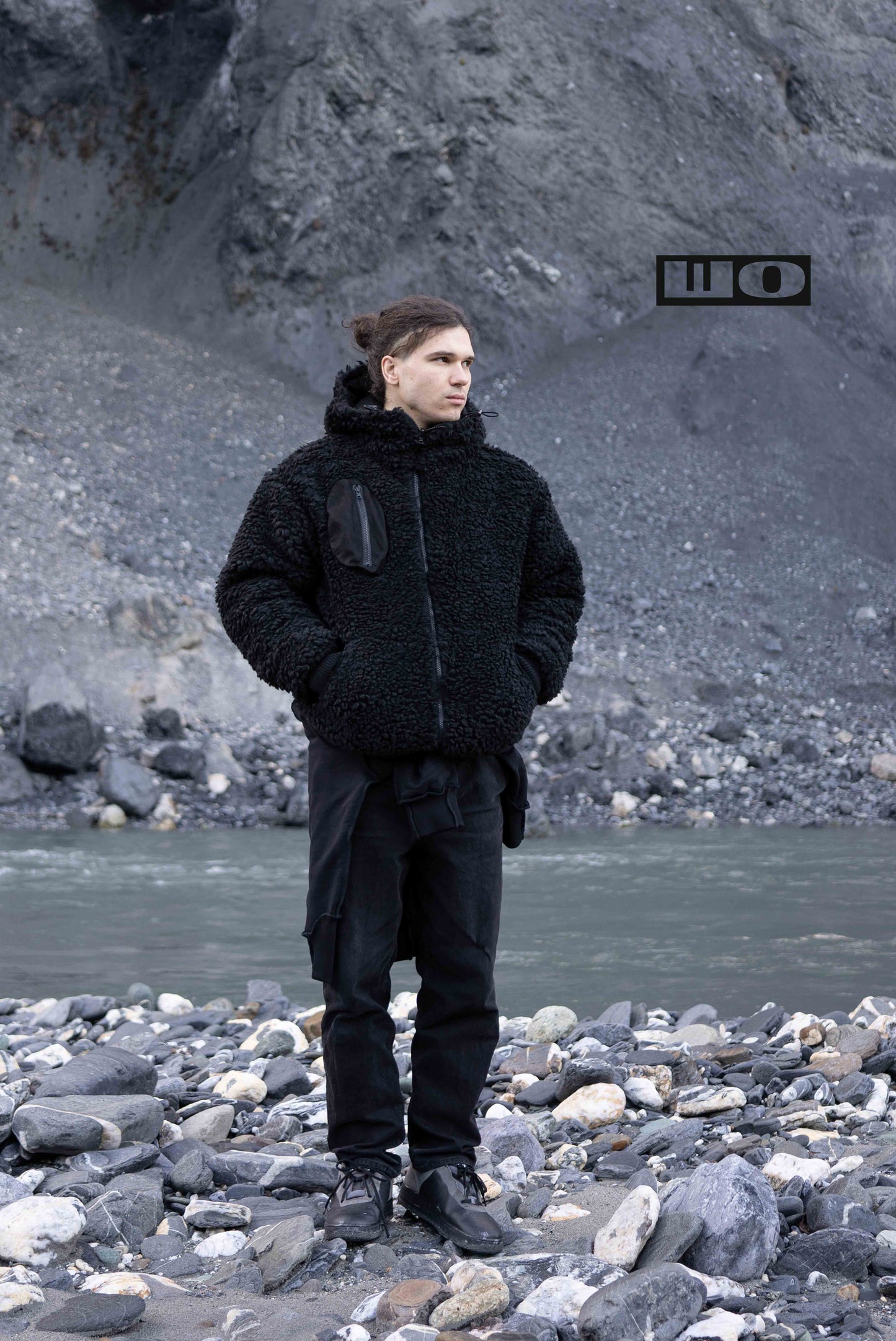 Reversible Sherpa Bomber Black