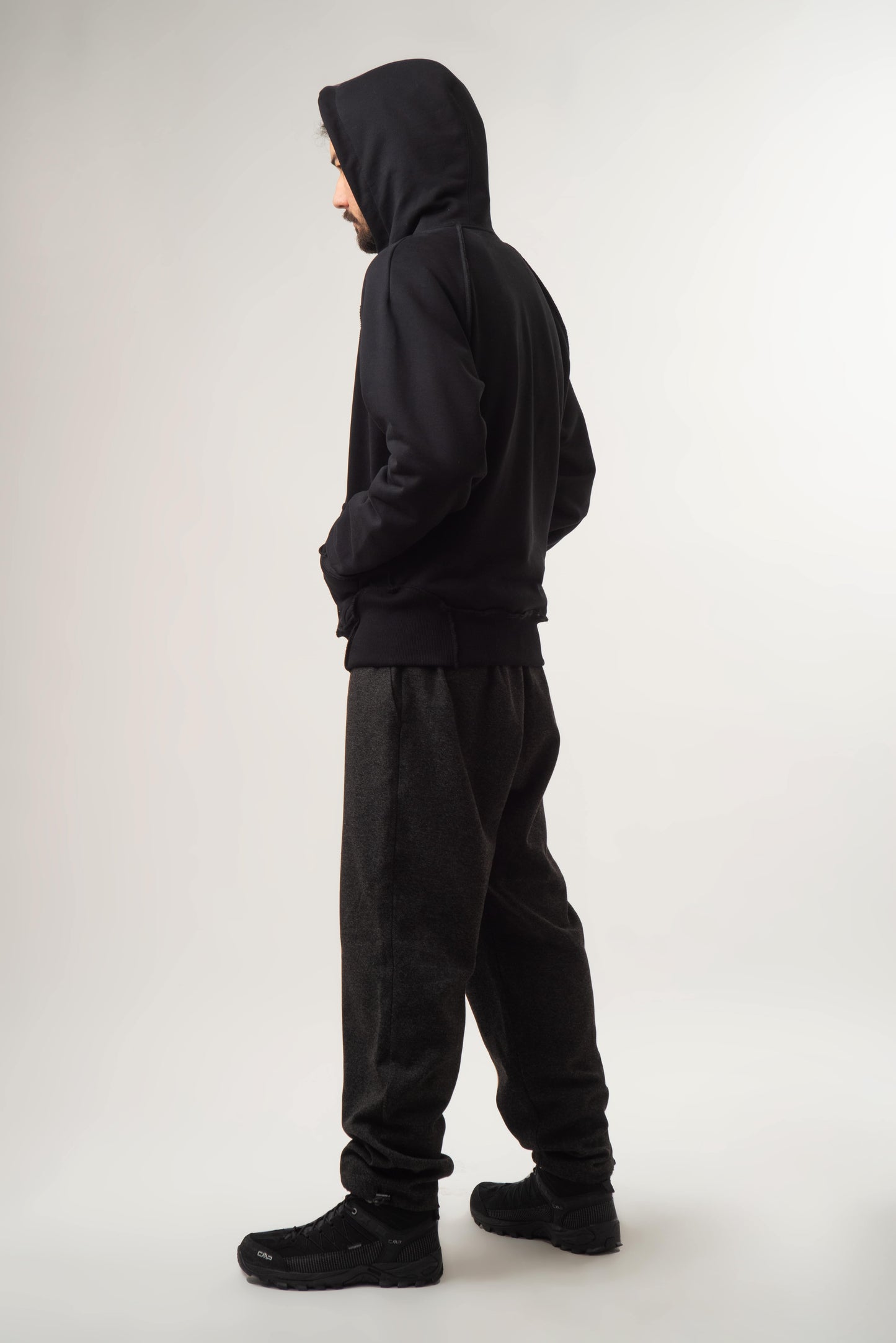 600gsm Hoodie Black