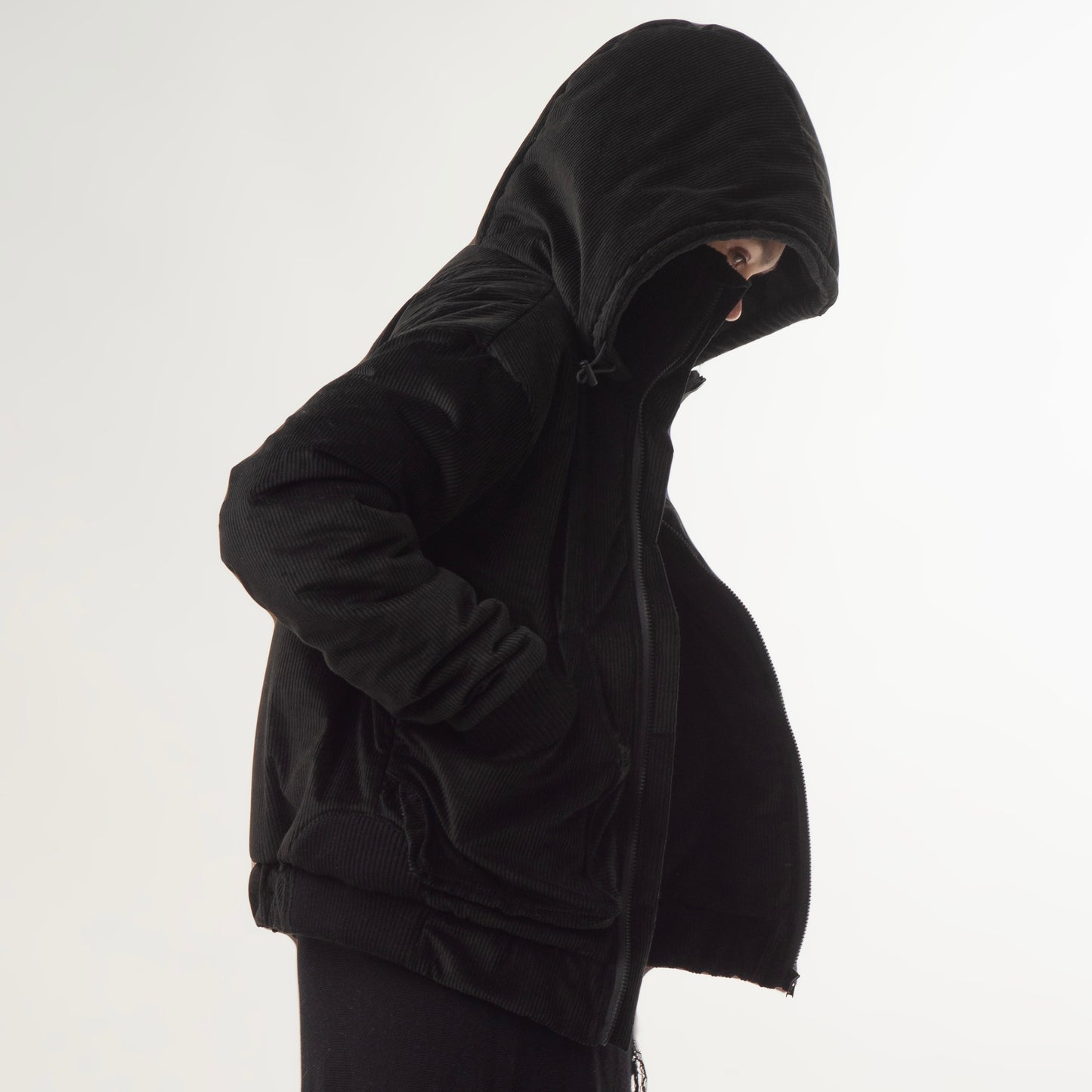 Asymmetrical Cord Winter Bomber