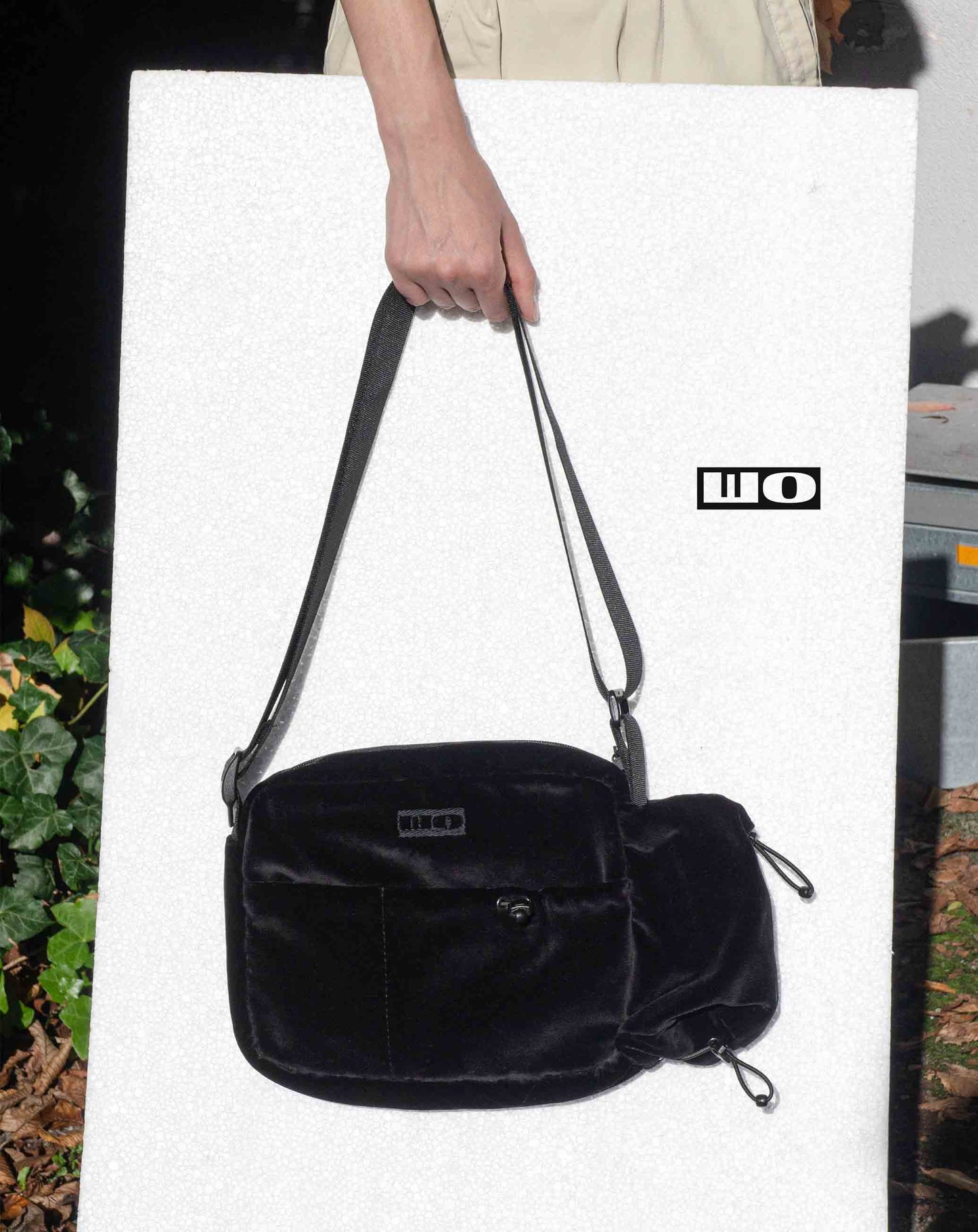 Black Velour Bag