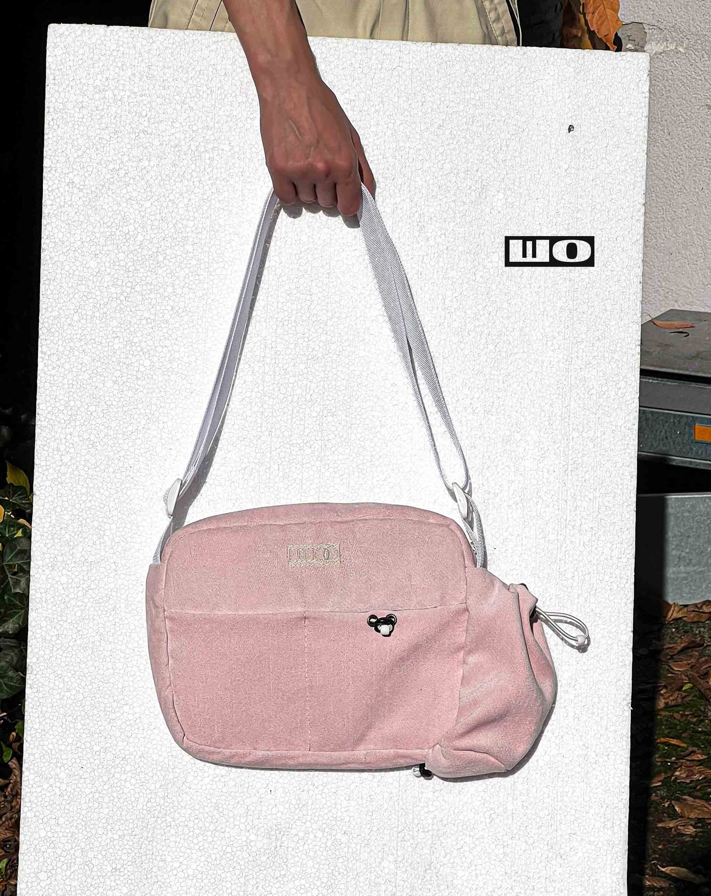 Pink Velour Bag
