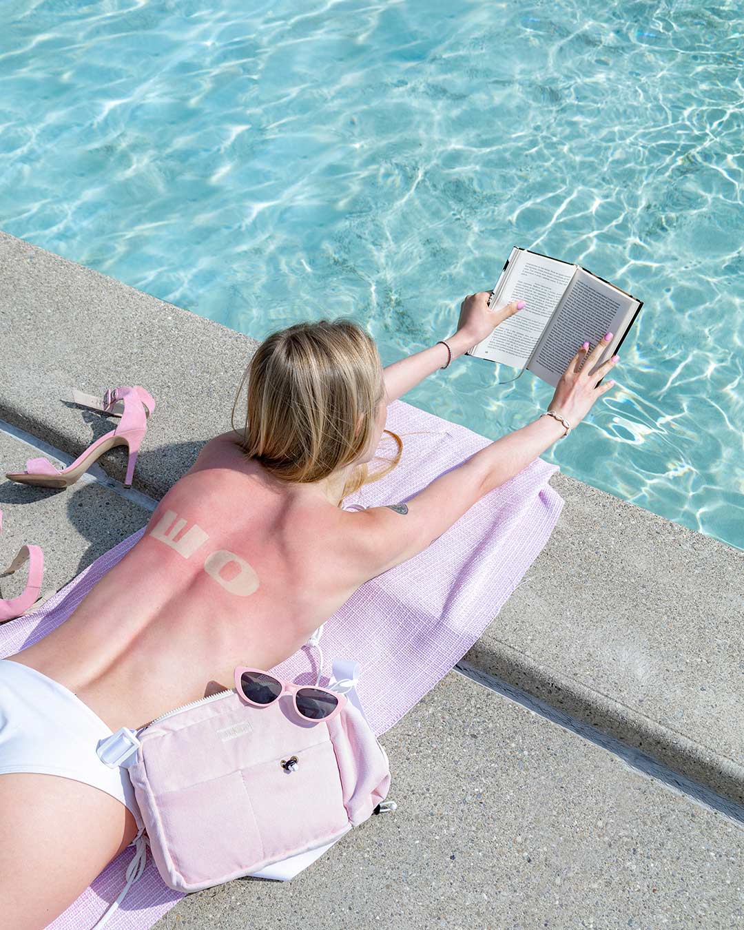 Pink Velour Bag