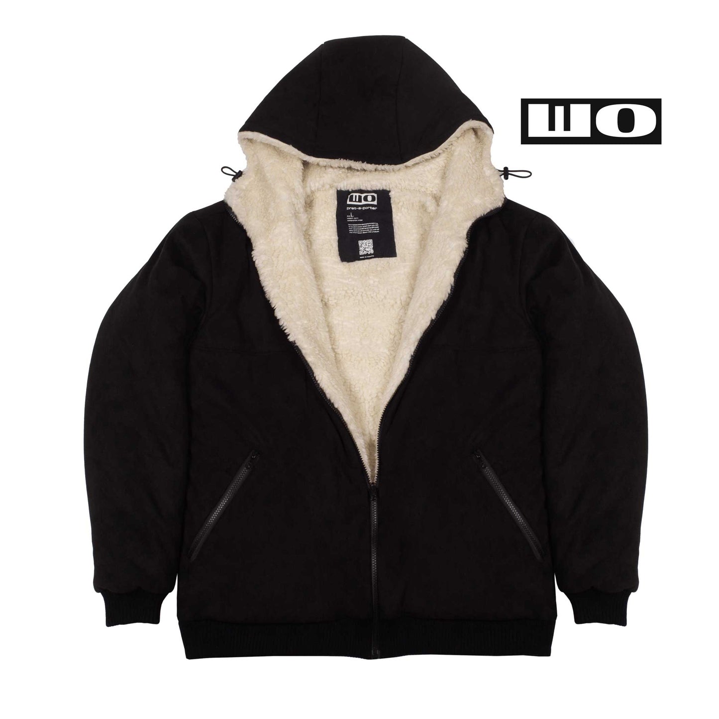 Reversible Sherpa Bomber White