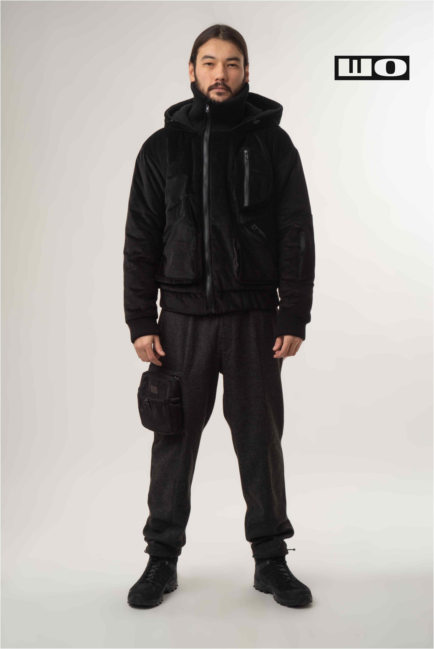 Asymmetrical Cord Winter Bomber