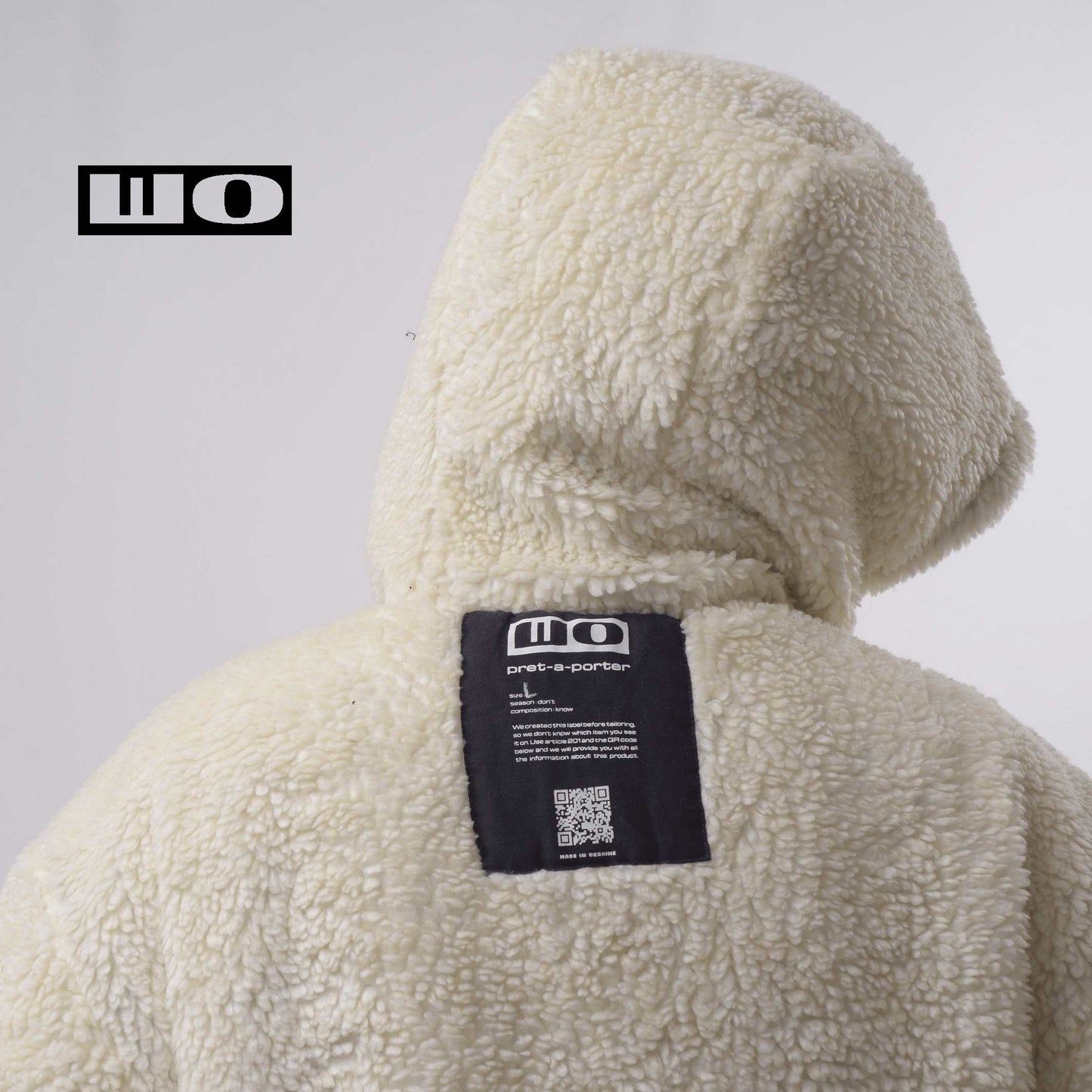 Reversible Sherpa Bomber White