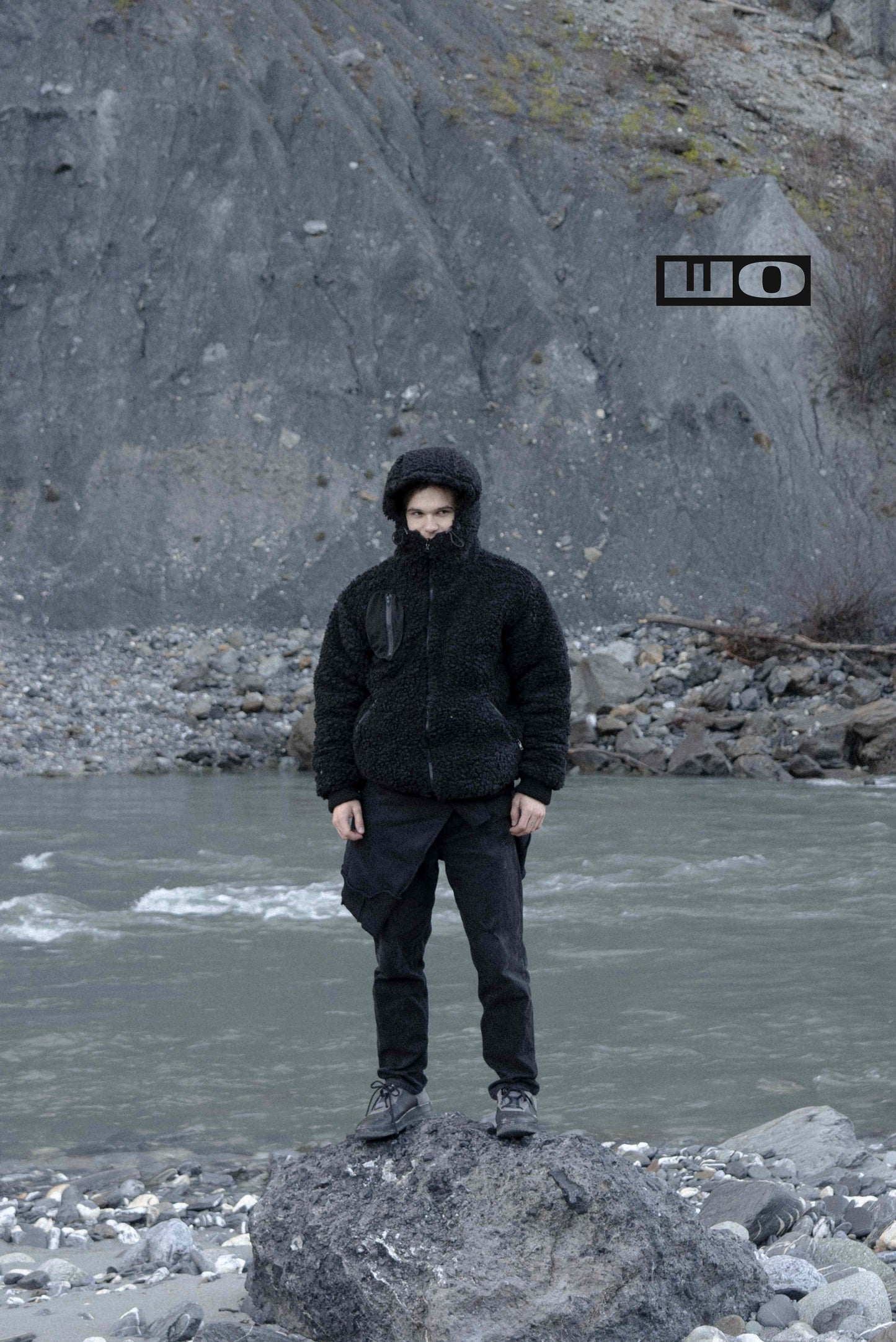 Reversible Sherpa Bomber Black