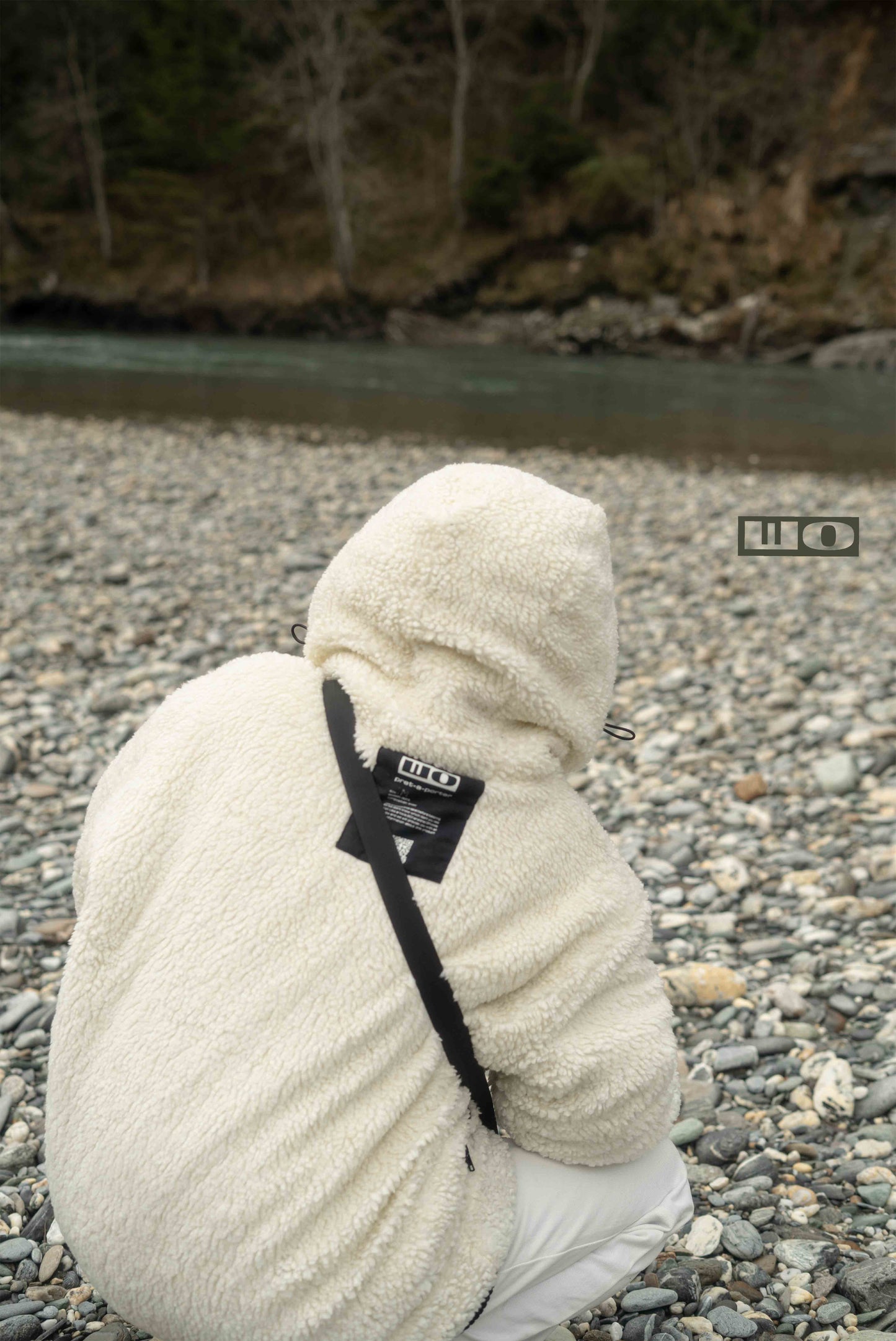 Reversible Sherpa Bomber White