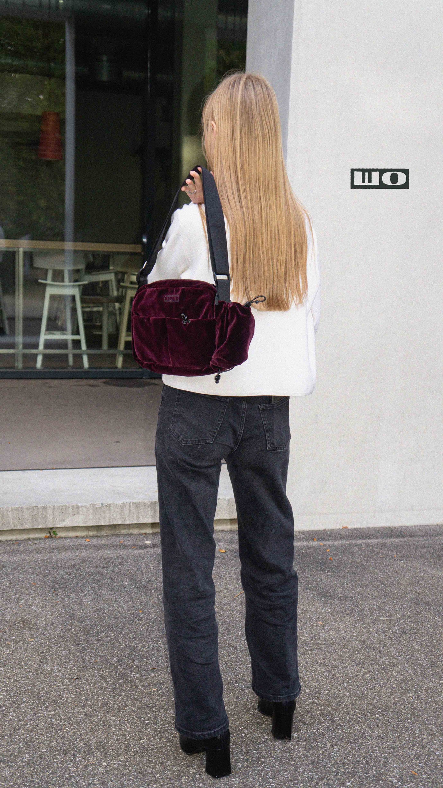 Red Velour Bag