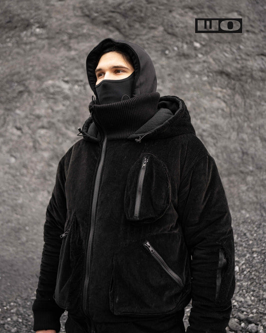 Asymmetrical Cord Winter Bomber