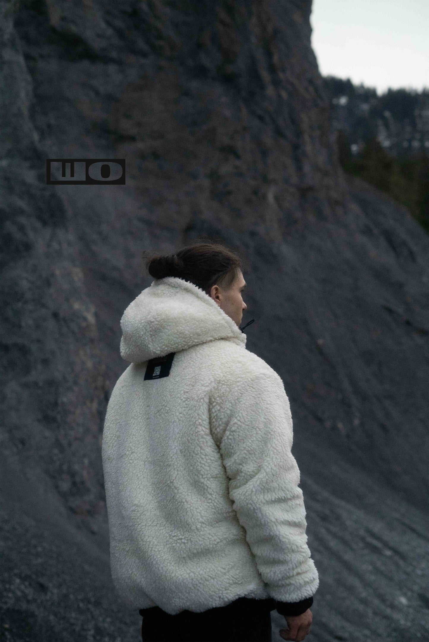 Reversible Sherpa Bomber White
