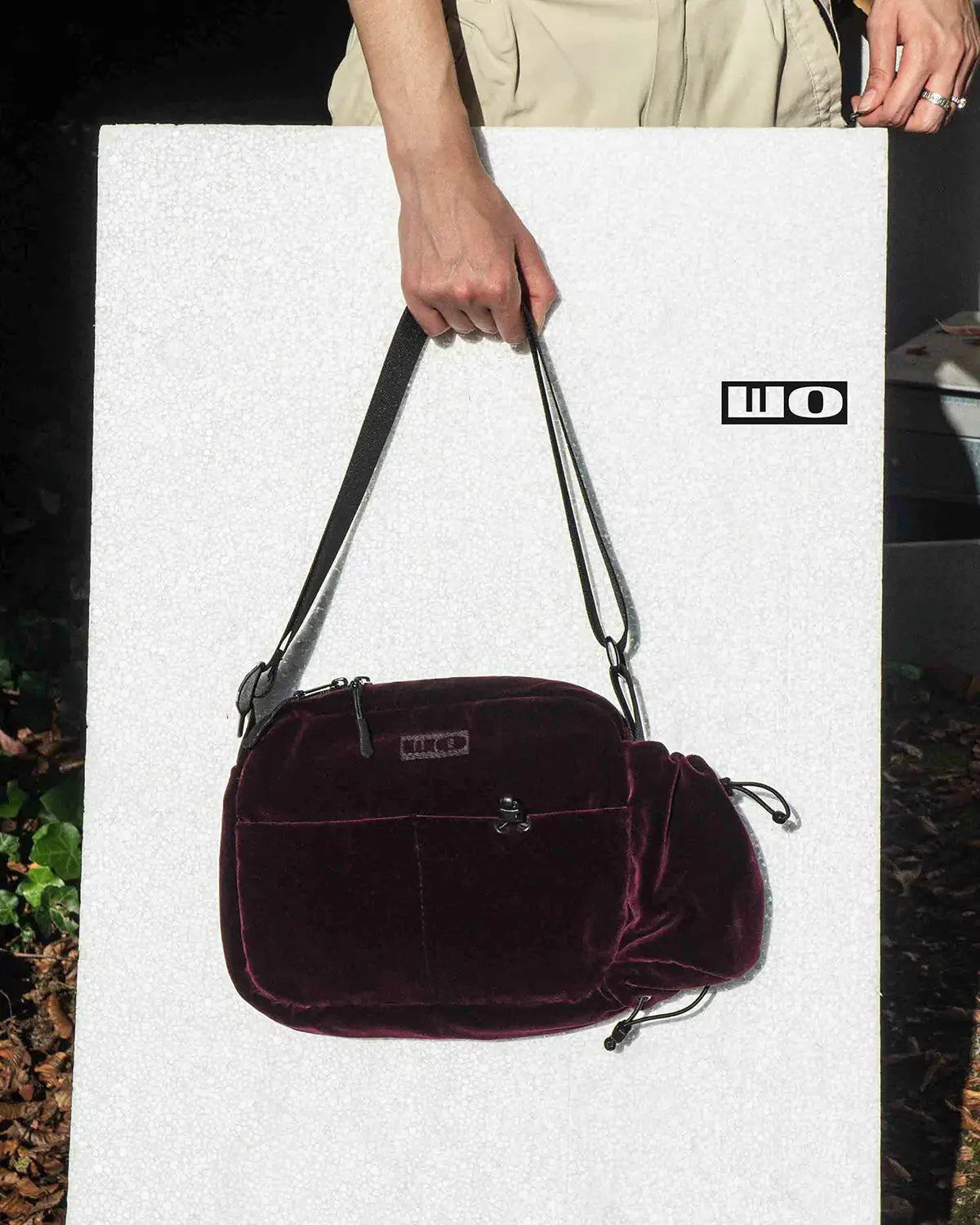 Burgundy Velvet Bag