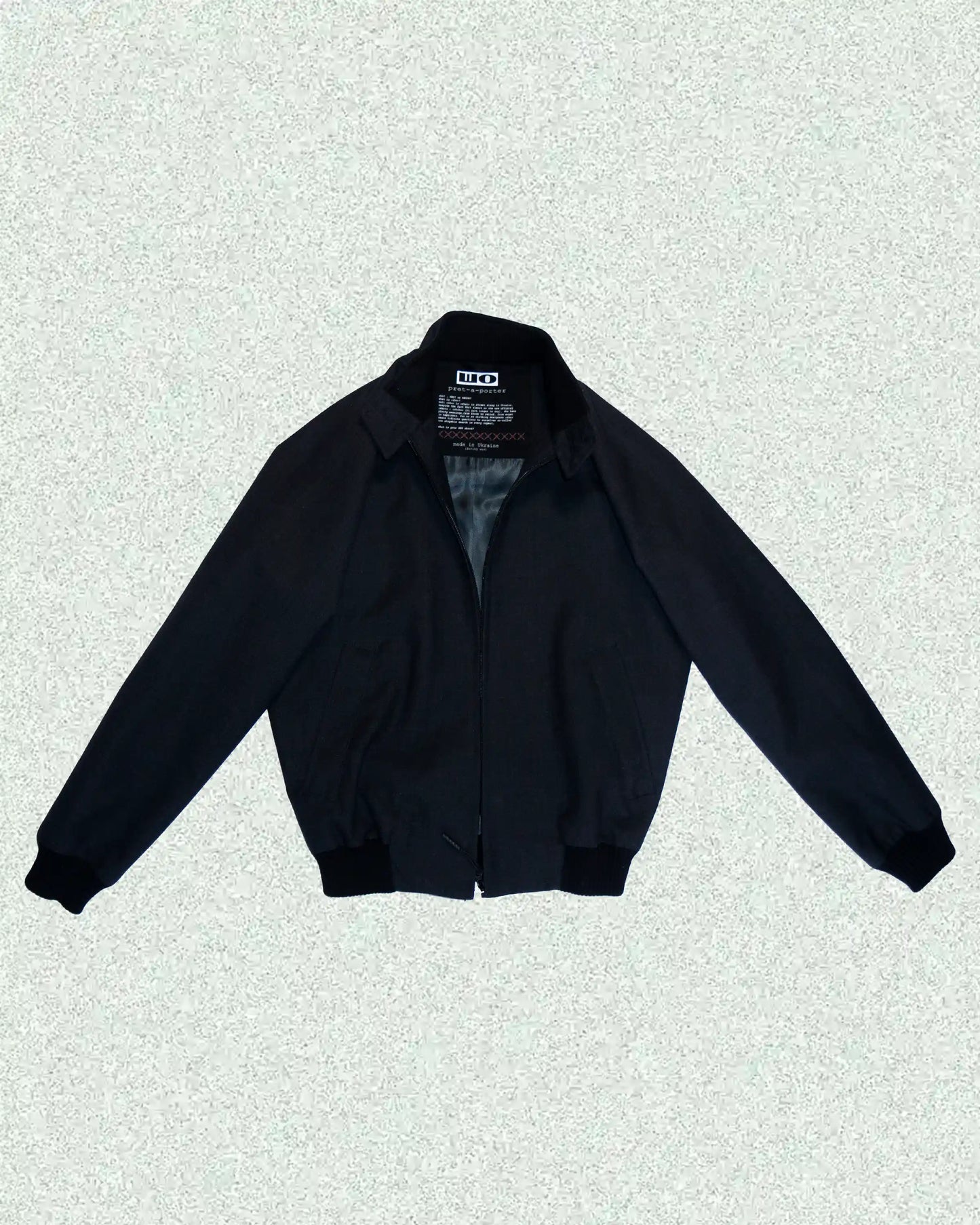 Harrington Bomber Black