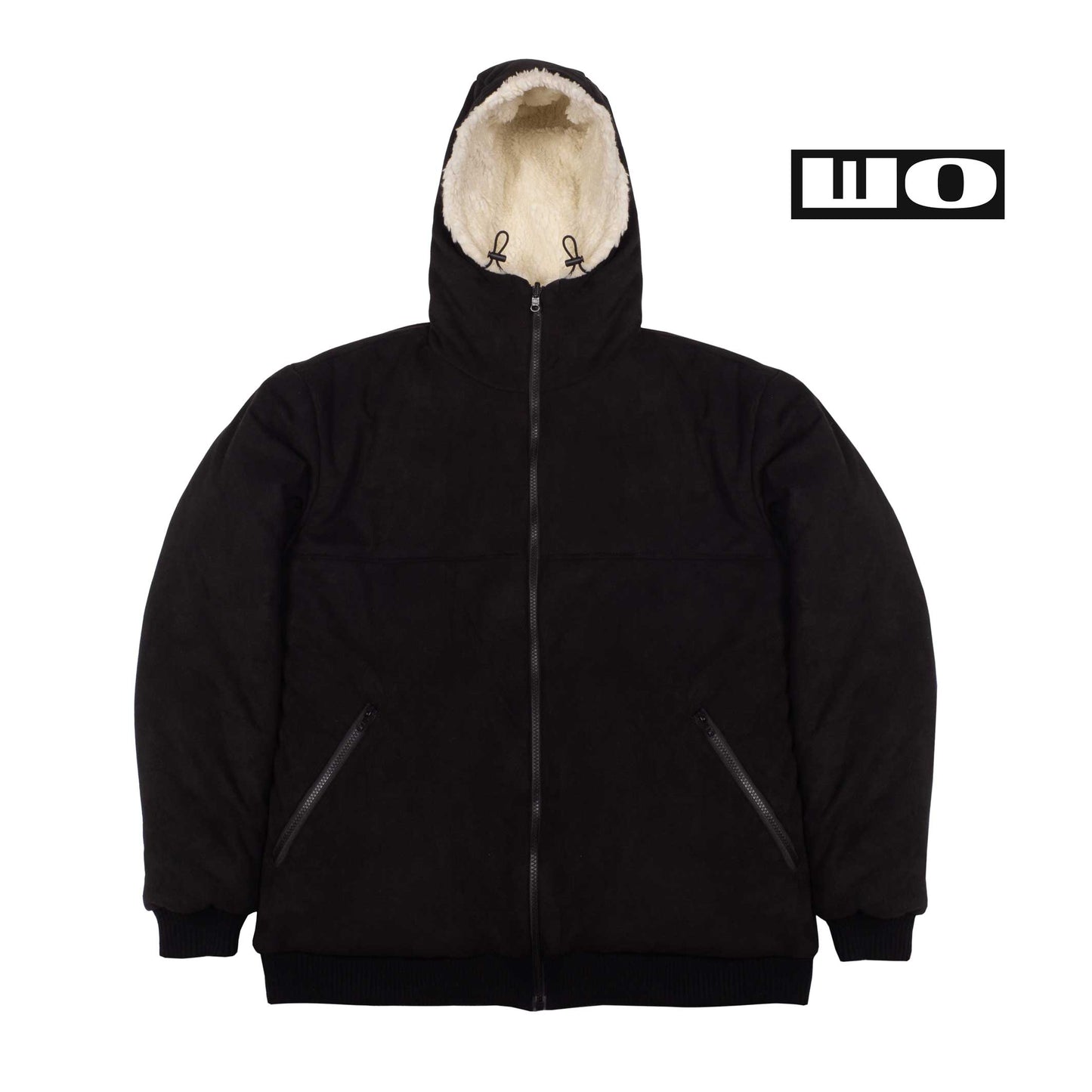 Reversible Sherpa Bomber White