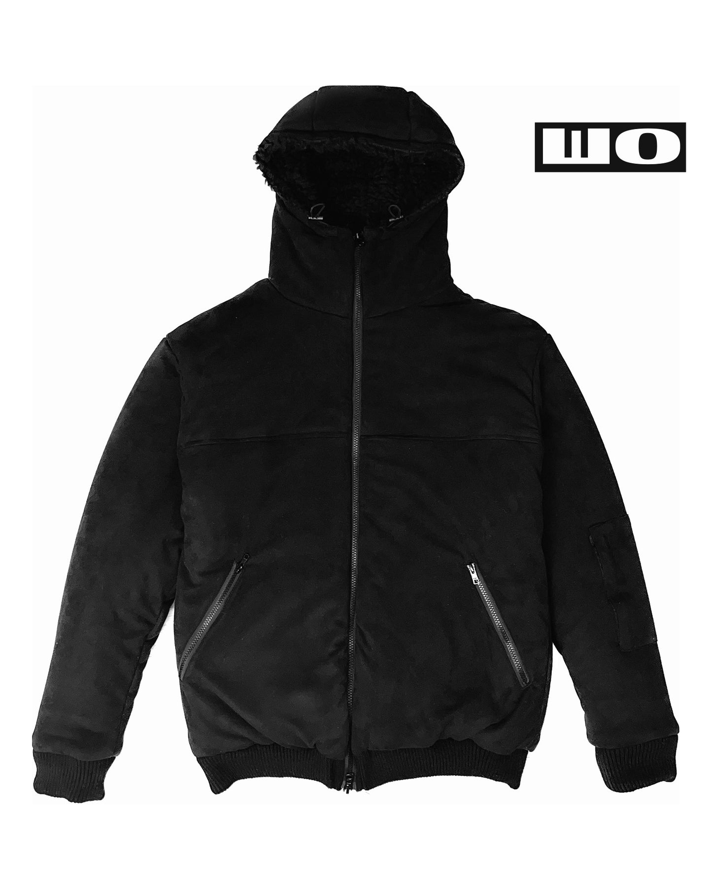 Reversible Sherpa Bomber Black