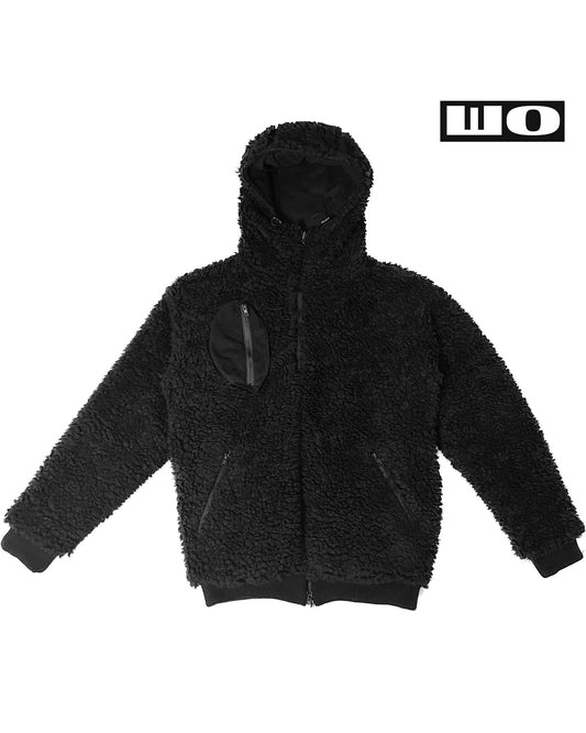 Reversible Sherpa Bomber Black