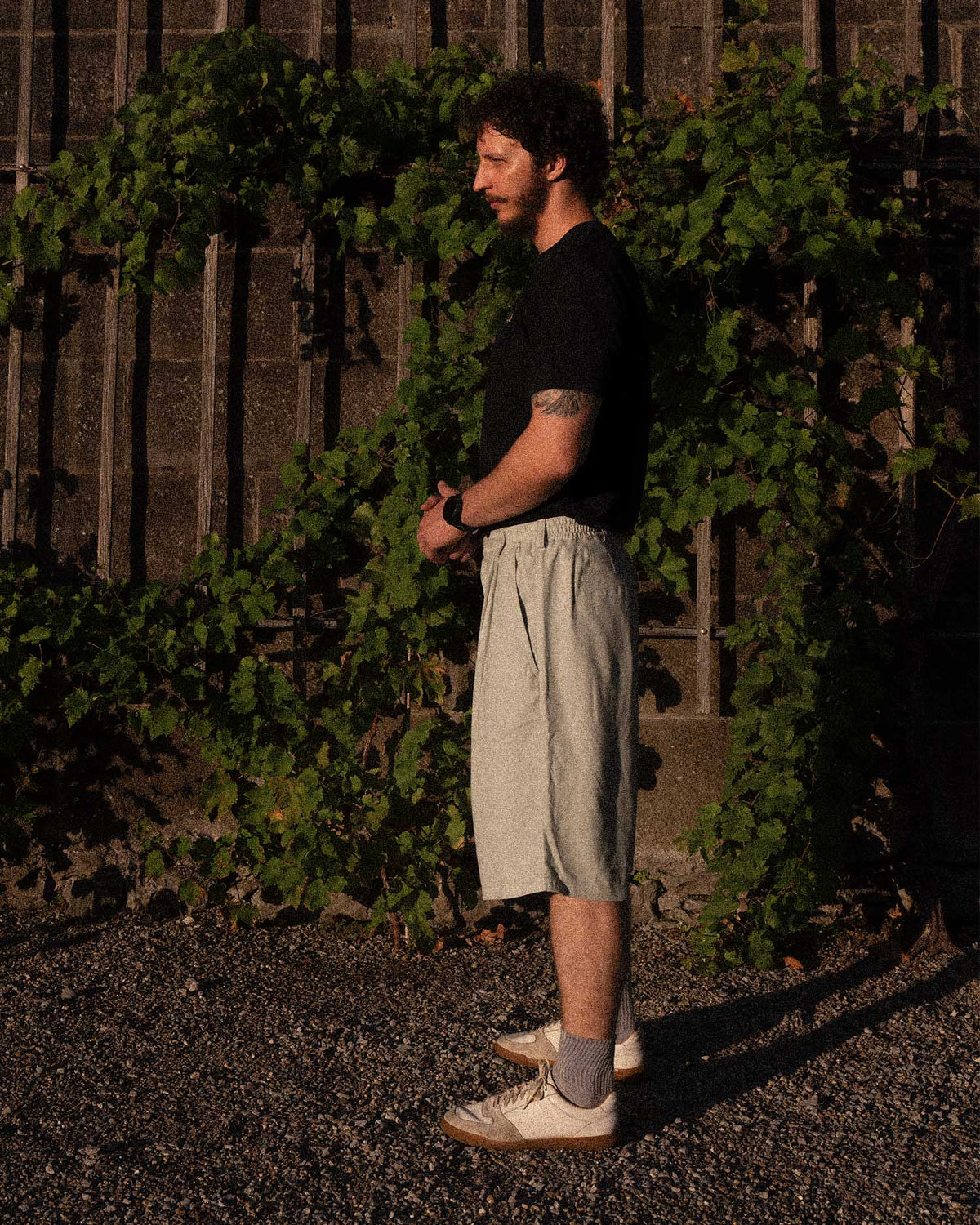 LICON Shorts light olive