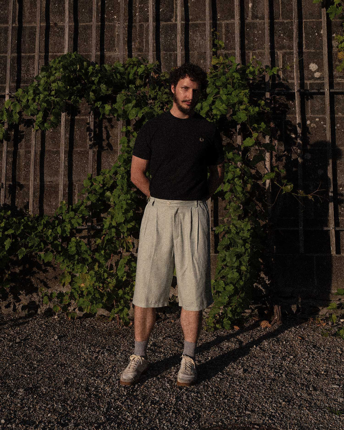 LICON Shorts light olive