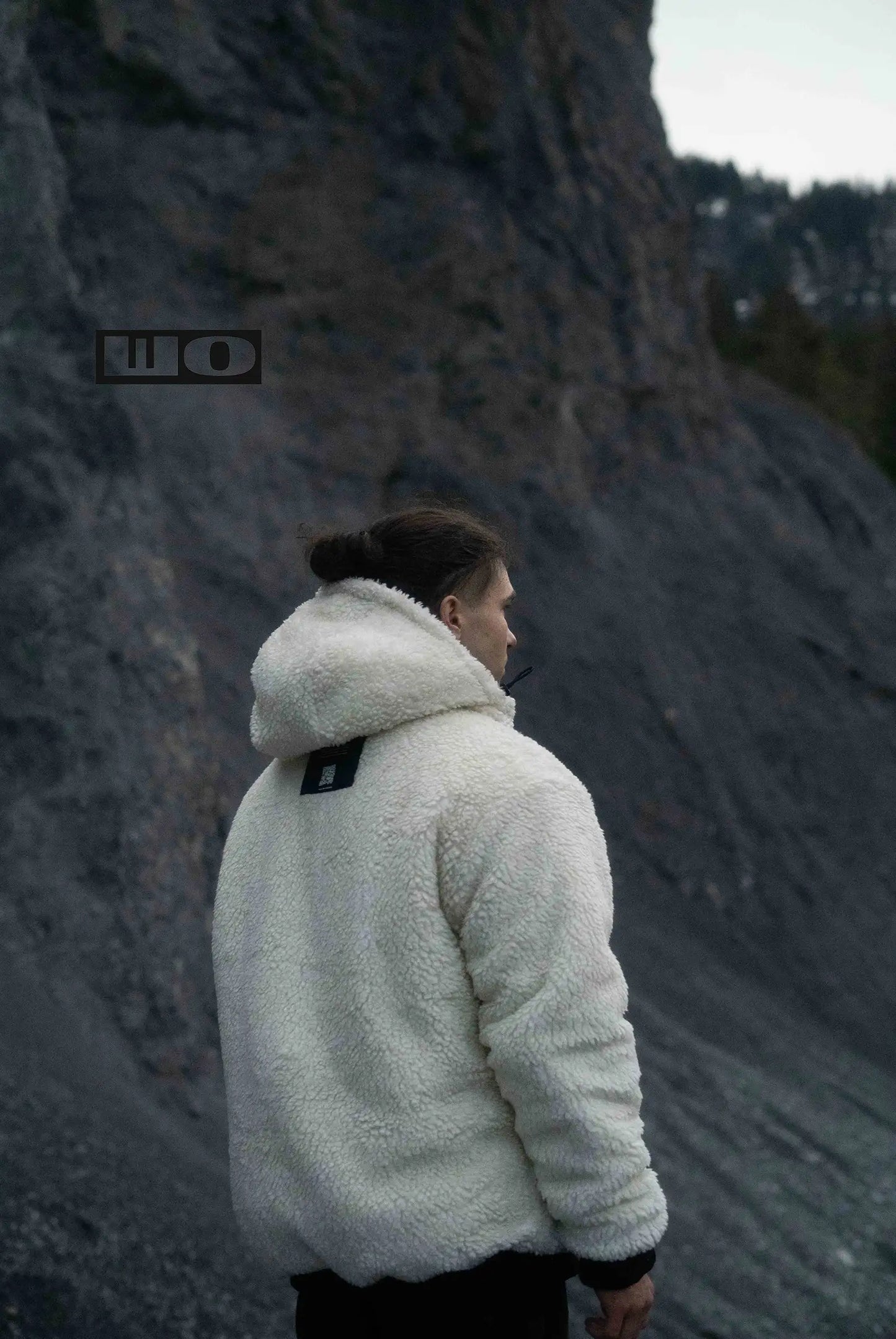 Reversible Sherpa Bomber White