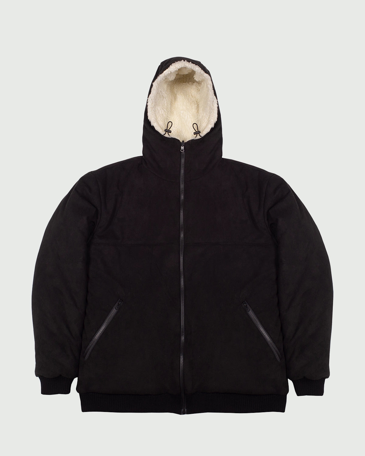 Reversible Sherpa Bomber White
