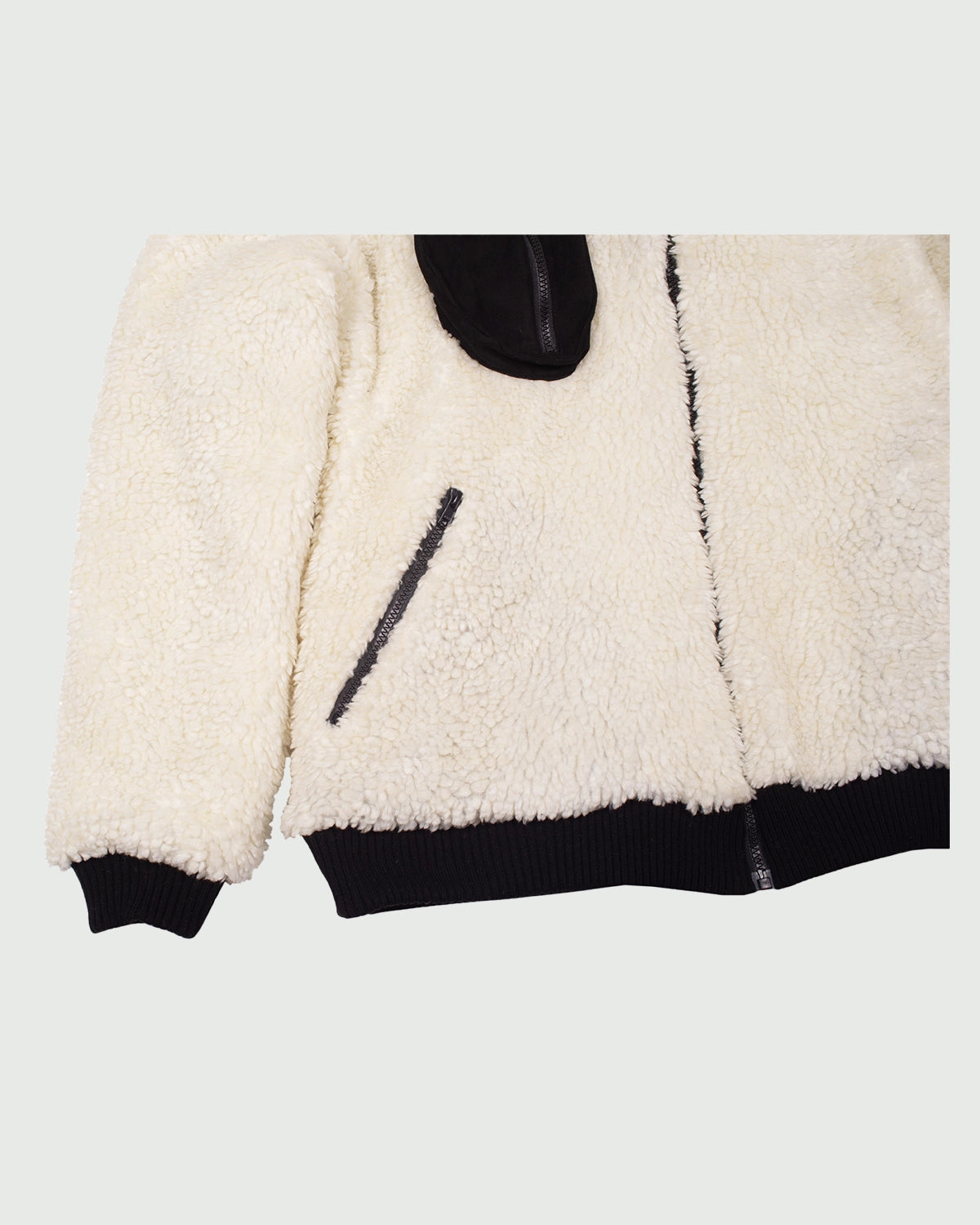 Reversible Sherpa Bomber White